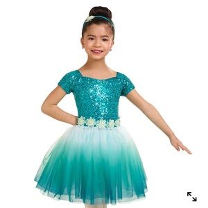 Green ballet costume